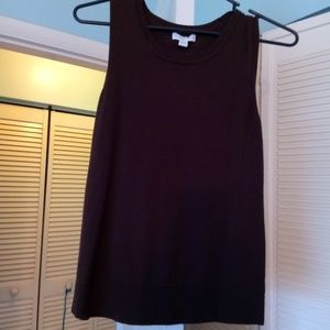 Dark brown top